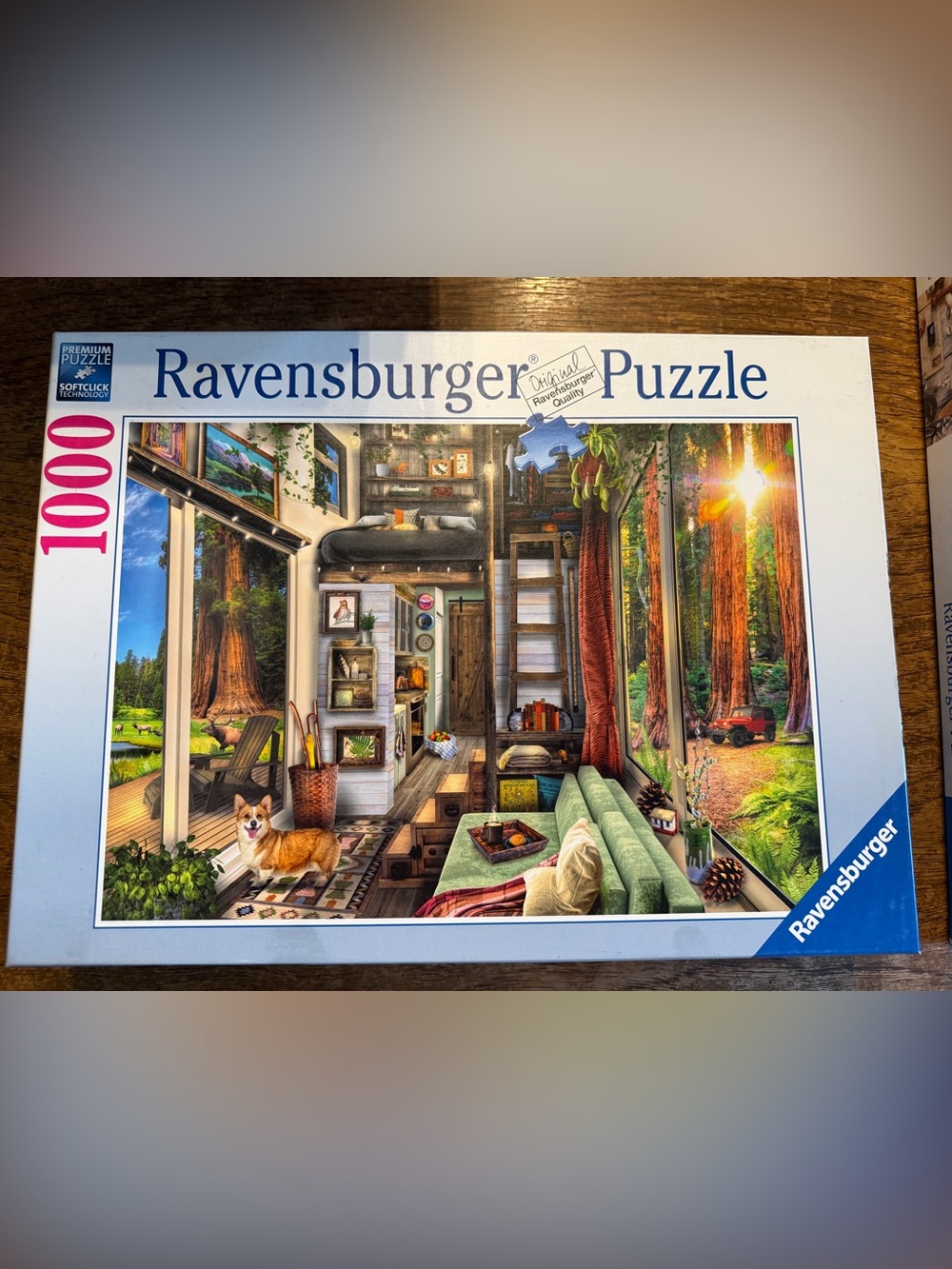 Ravensburger Cozy Cabin Puzzle with 1000 Pieces
